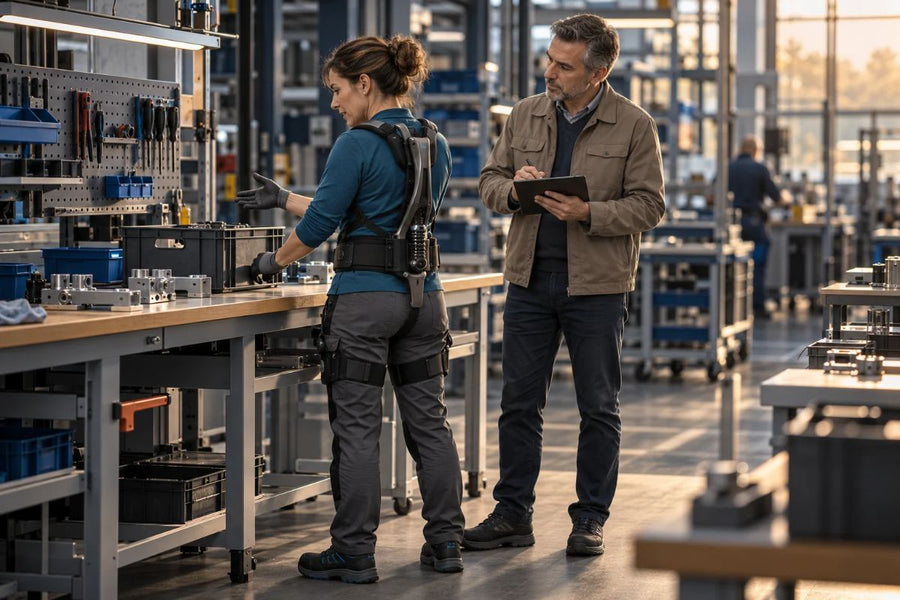 Exosquelette au travail : ce que recommande l'INRS, étape par étape - EXOSTARS