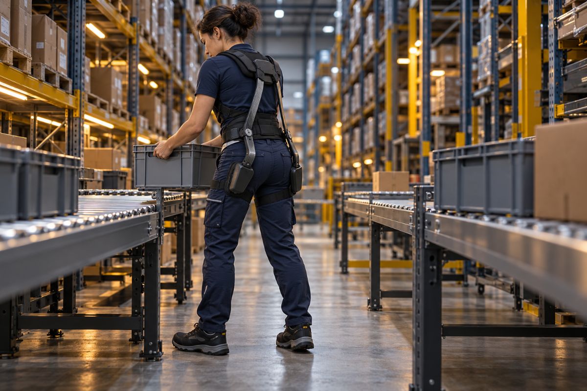 Exosquelette en logistique et entrepôt : quels postes, quels modèles ? - EXOSTARS Image
