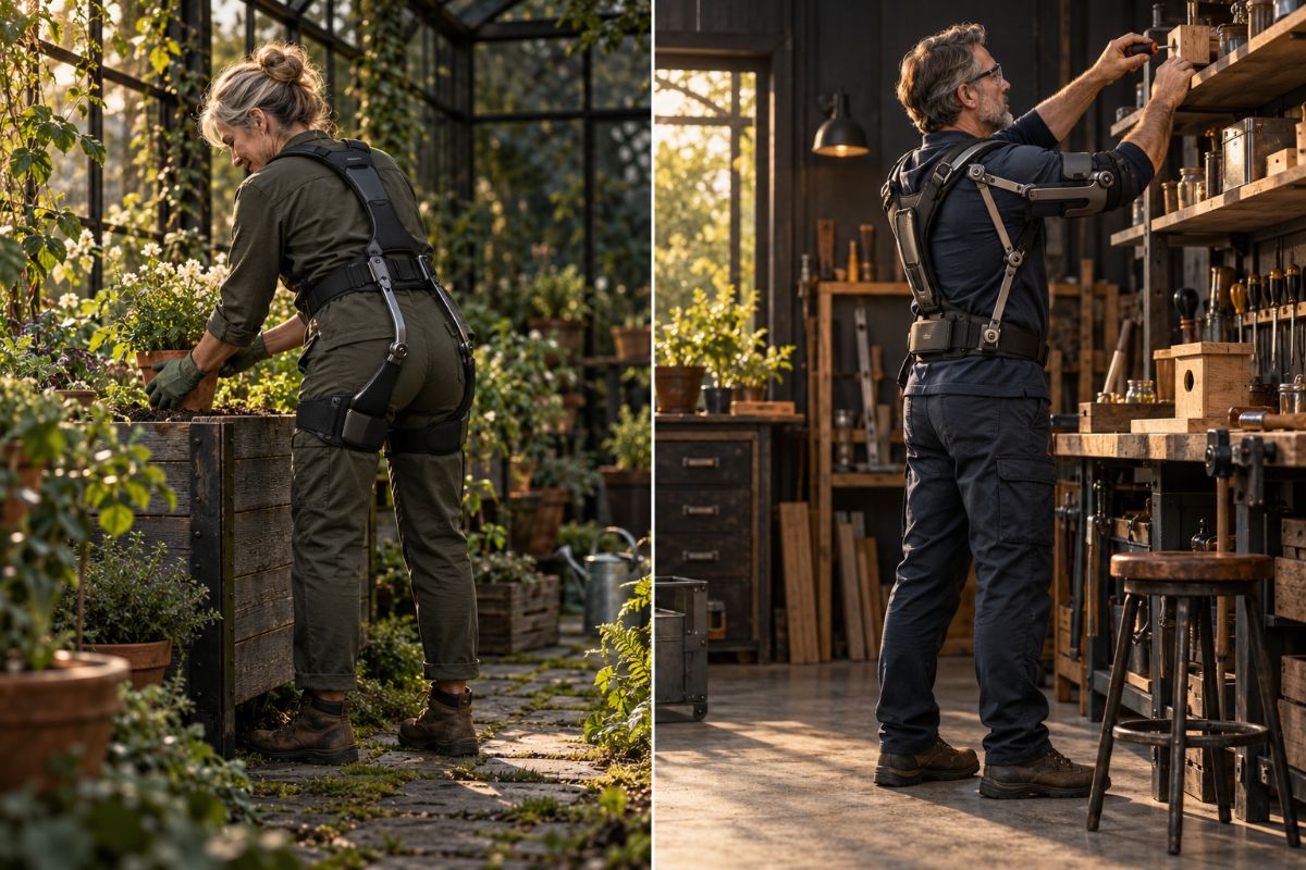 Exosquelette jardinage et bricolage : quel modèle pour quel geste ? - EXOSTARS Image