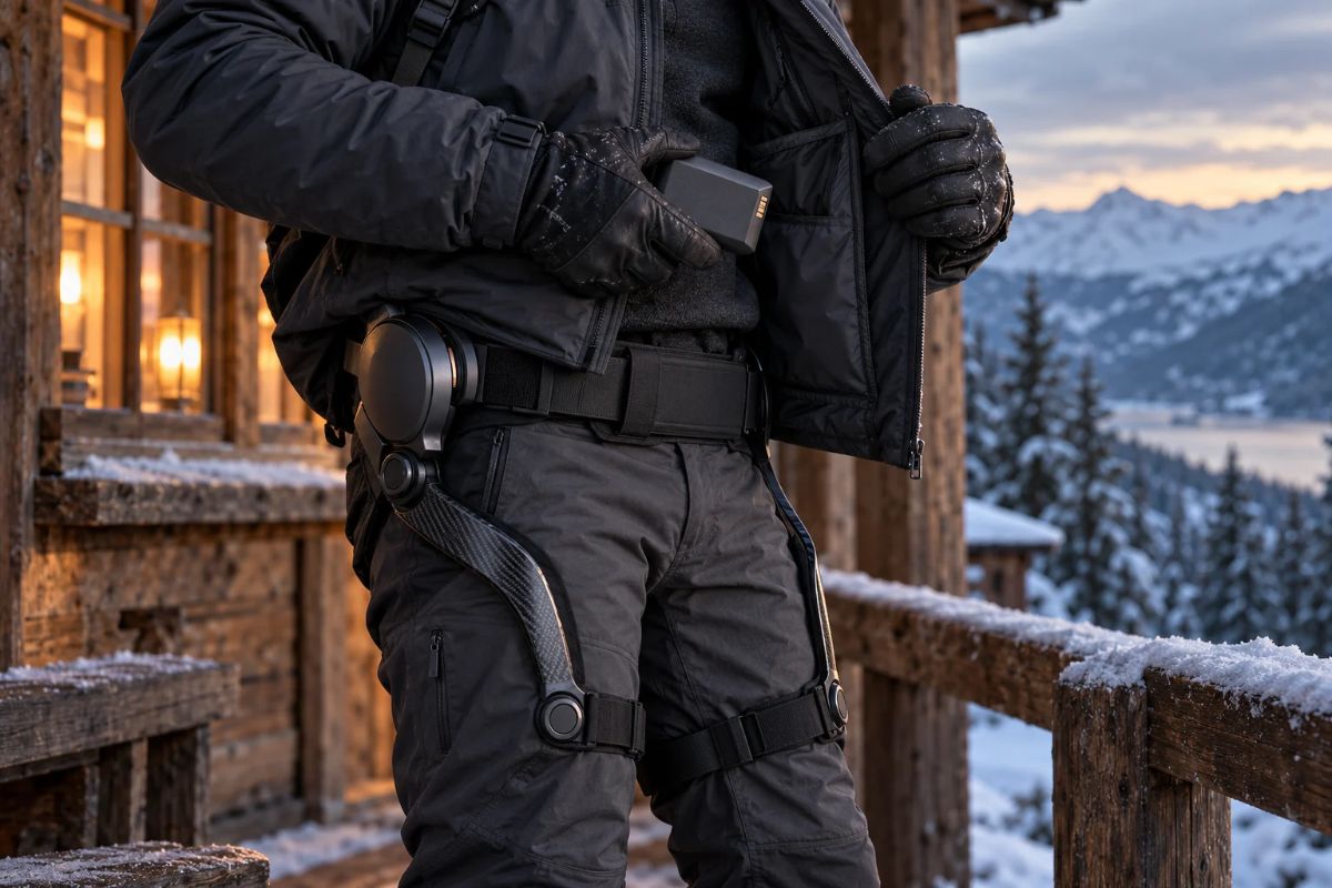 Exosquelette par temps froid : batterie, hiver et températures - EXOSTARS Image