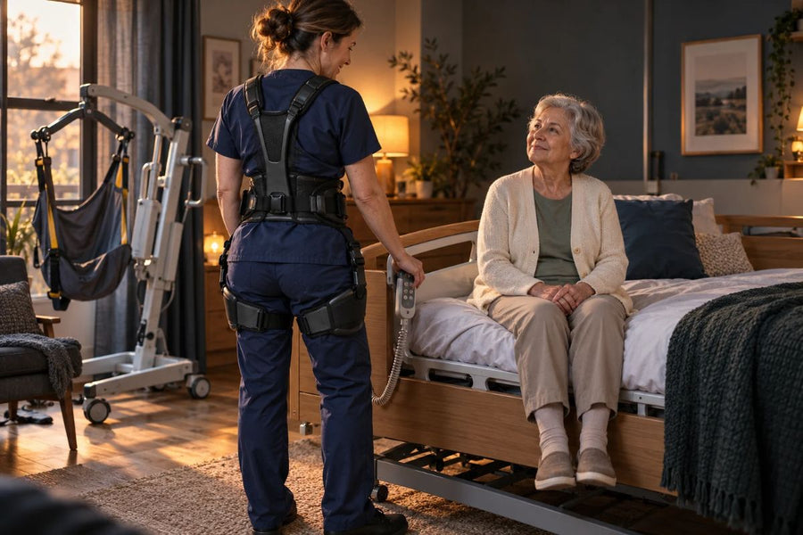 Exosquelette soignants : manutention des patients et aide à domicile - EXOSTARS