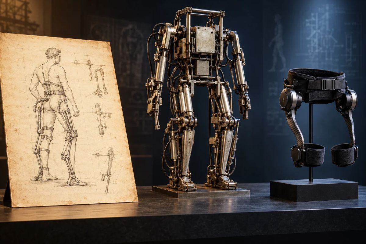 Histoire des exosquelettes : des brevets de 1890 aux modèles actuels - EXOSTARS Image